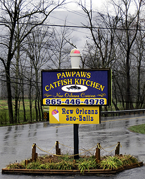 Paw Paw's Catfish Kitchen Sign